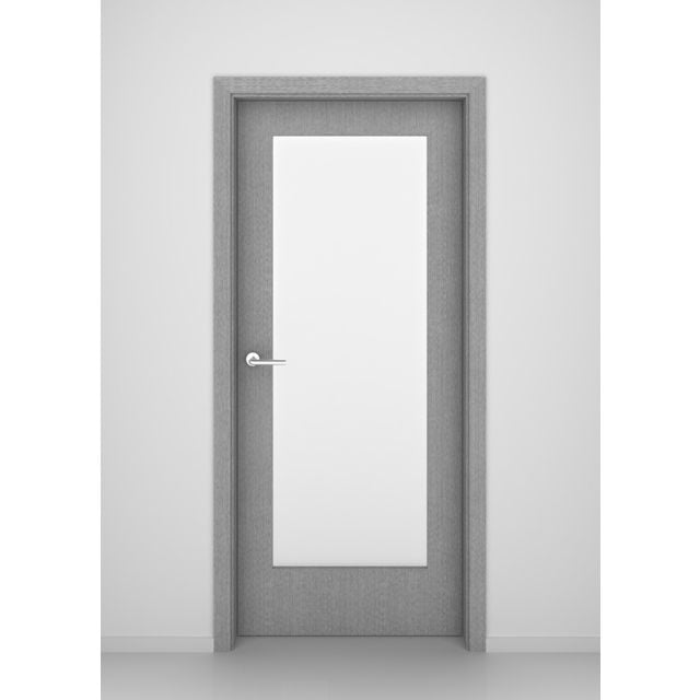 Grey Oak Madison Glass Interior Door