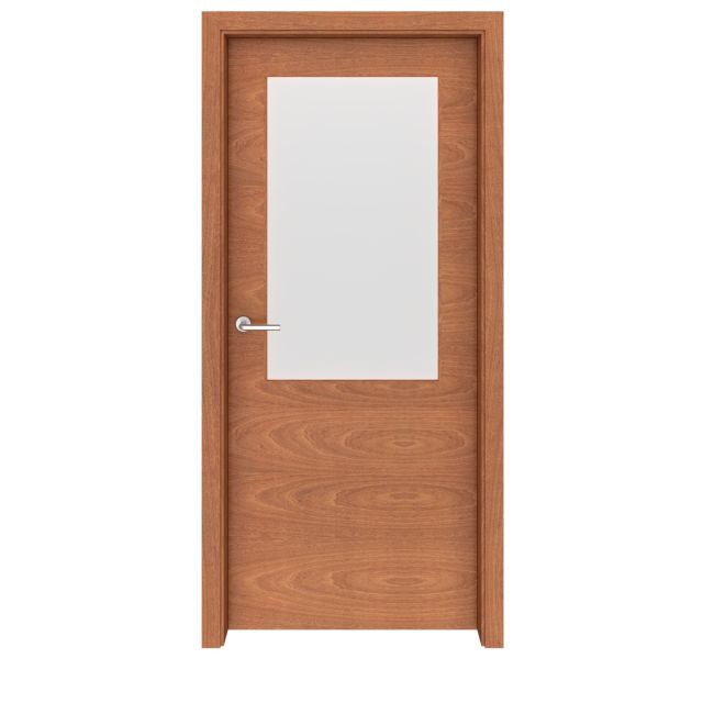 Mahogany Charlotte Glass Interior Door