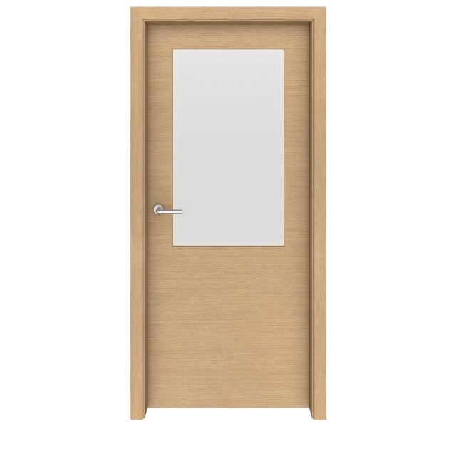 Light Oak Charlotte Glass Interior Door