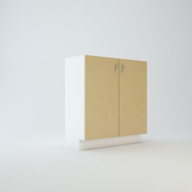 Base Shallow Cabinet 33 inch Wide For Two Doors