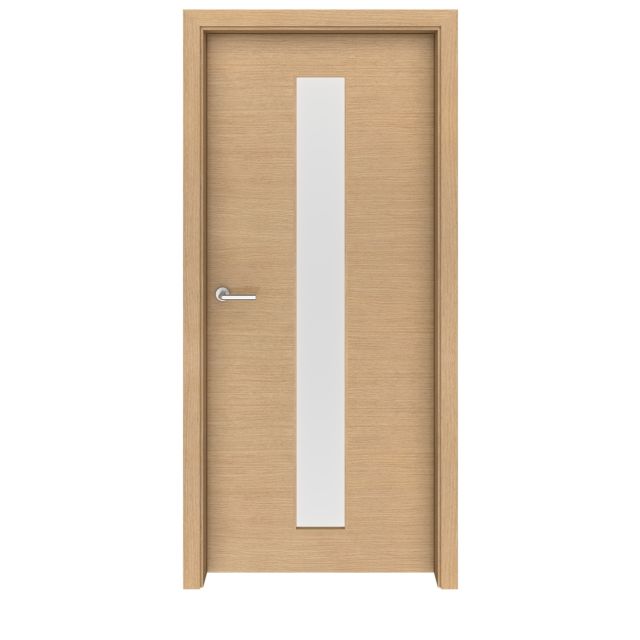 Light Oak Greenwich Glass Interior Door