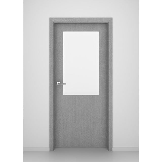 Grey Oak Charlotte Glass Interior Door