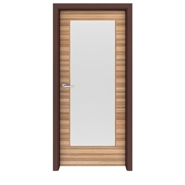 Zebrawood Madison Glass Interior Door