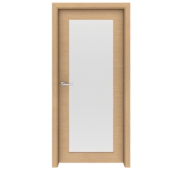 Light Oak Ontario Glass Interior Door