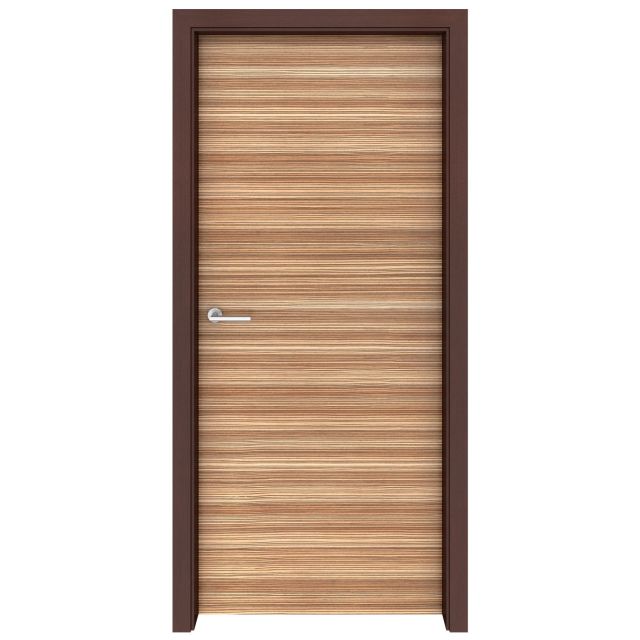 Zebrawood Flush Horizontal Interior Door