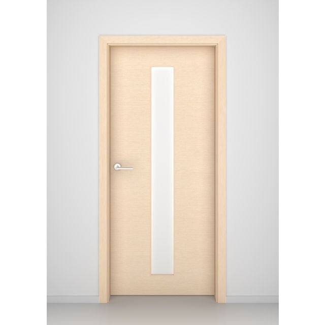 Bleached Oak Greenwich Glass Interior Door