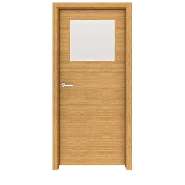 Teak Seattle Glass Interior Door