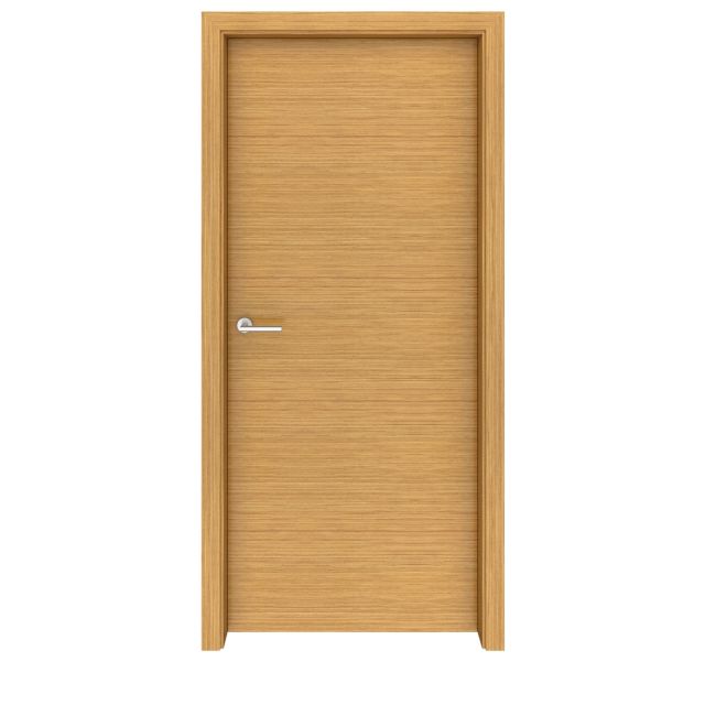 Teak Flush Horizontal Interior Door