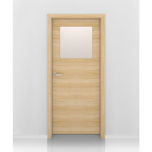European Oak Seattle Glass Interior Door