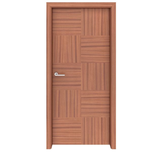 Sapele Mahogany Checkers Interior Door