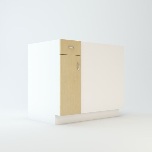 Base Peninsula Cabinet 21 inch For Two Doors