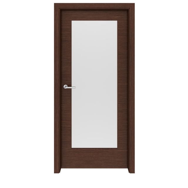Walnut Madison Glass Interior Door