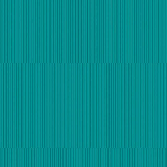 Fuji micro fluted wall panel texture embossed in RAL 5018 - Turquoise Blue