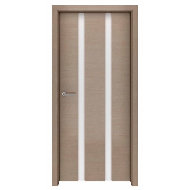 Grey Ayous Parallels Glass Interior Door