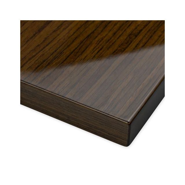 High Gloss Smoked Oak Veneer Wall Panel
