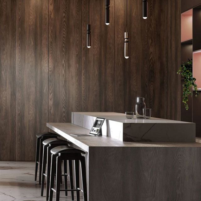 Mink Arvadonna Chestnut Textured Wall Panels