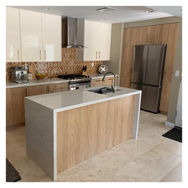 Light Hickory Textured Cabinet Door