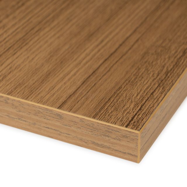 Compact preview of the Light Teak cabinet door, emphasizing its clean and modern aesthetic.