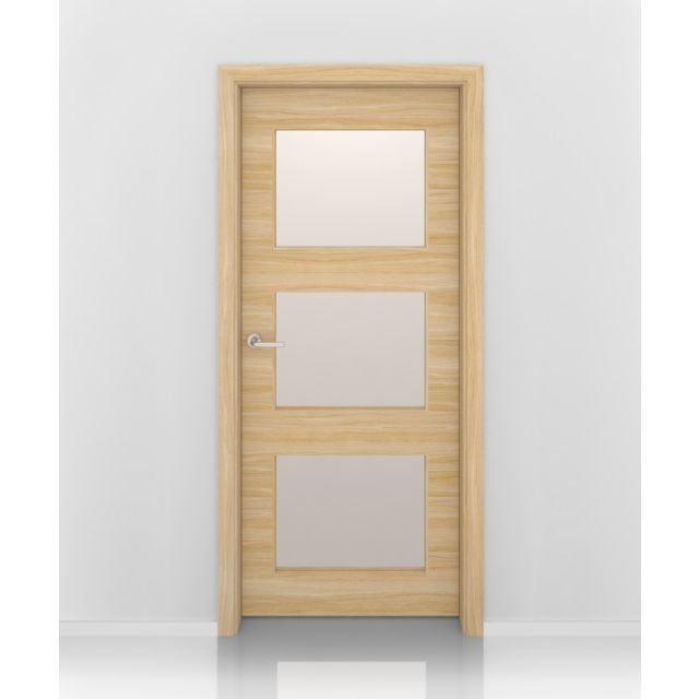 European Oak Newport Glass Interior Door