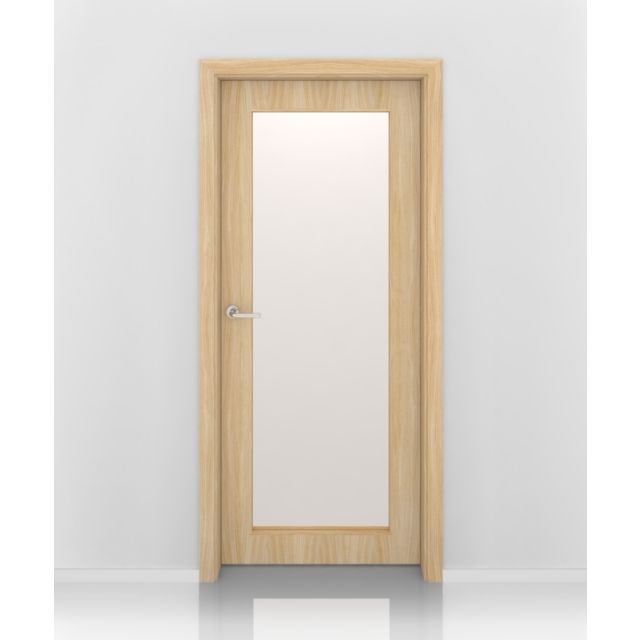 European Oak Ontario Glass Interior Door