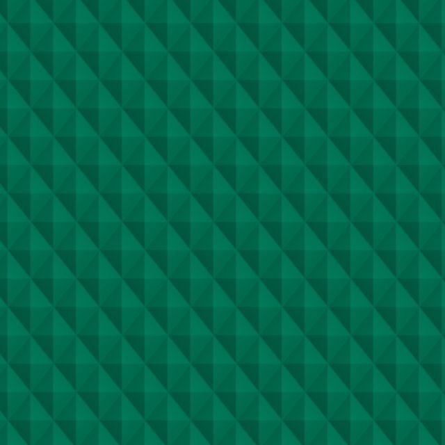Prisma diamond wall panel texture embossed in RAL 6016 - Turquoise Green