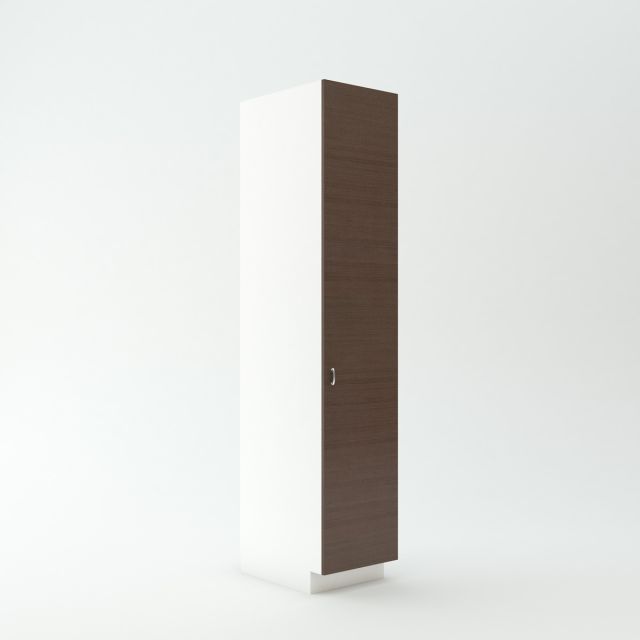 Tall Pantry Cabinet 23 3/4 inch Deep 90 inch High 18 inch Wide For One Full Height Door