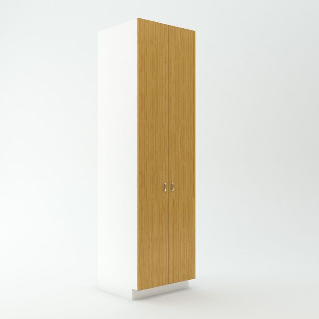 Tall Pantry Cabinet 23 3/4 inch Deep 96 inch High 27 inch Wide For Two Full Height Doors