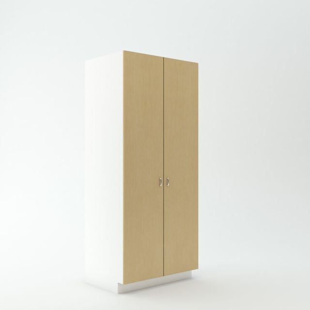 Tall Storage Cabinet 23 3/4 inch Deep 84 inch High 36 inch Wide For Two Full Height Doors