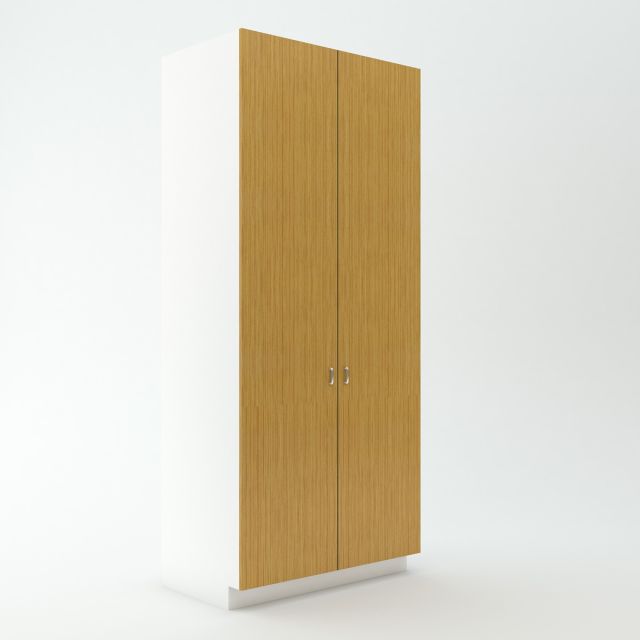 Tall Pantry Cabinet 23 3/4 inch Deep 96 inch High 42 inch Wide For Two Full Height Doors