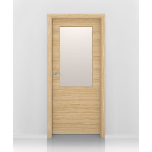 European Oak Charlotte Glass Interior Door