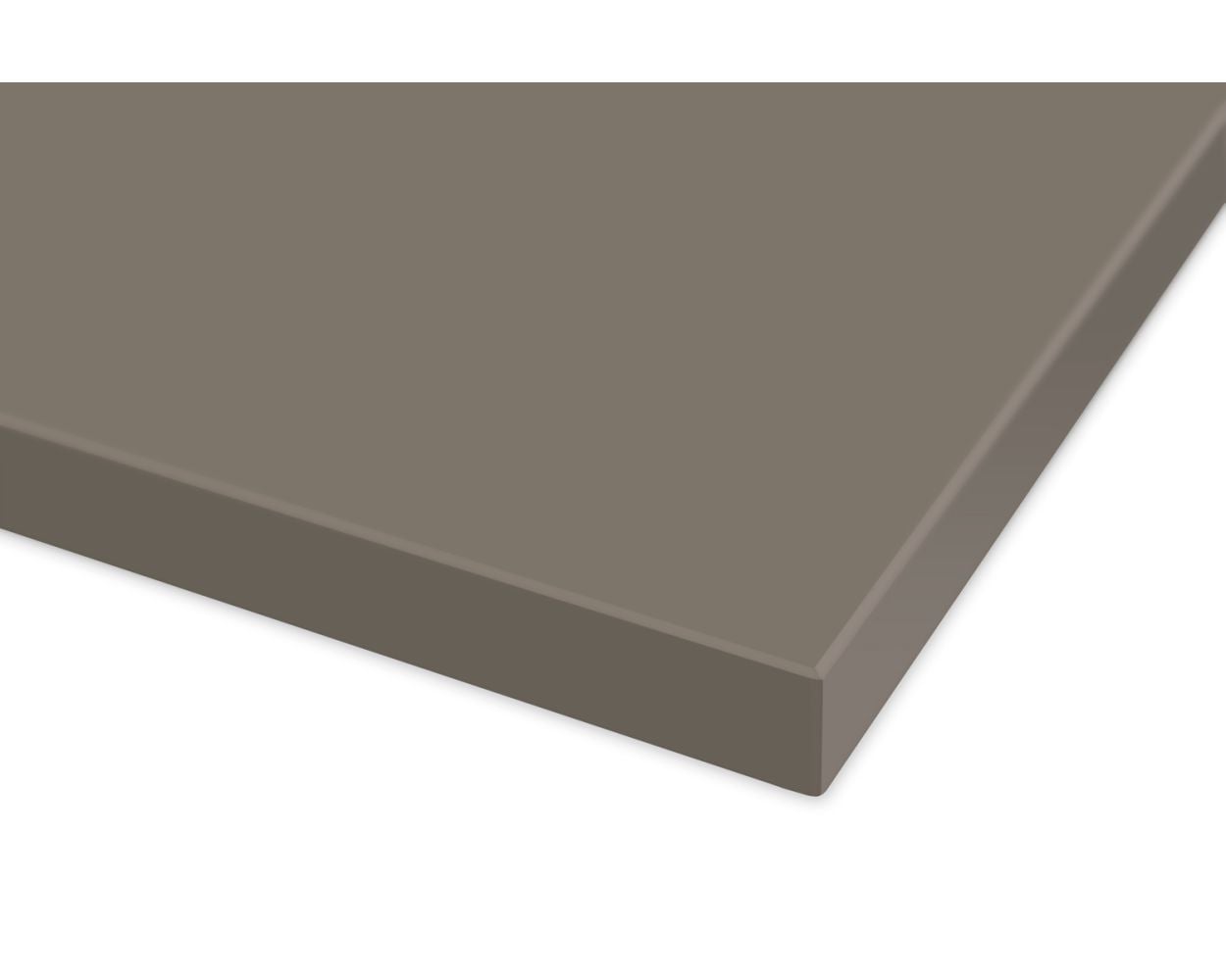 Acrylic Matte Graphite Cabinet Door | Sleek Charcoal Finish