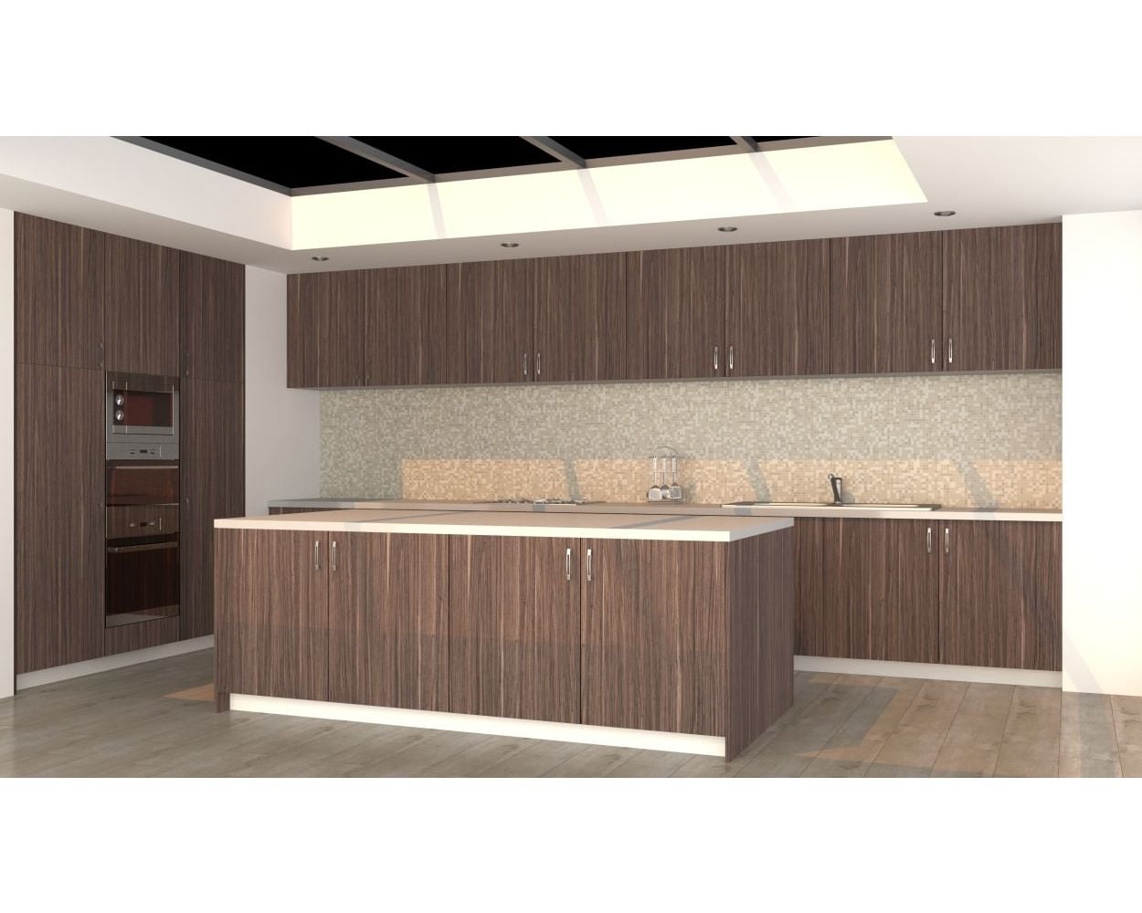 Amouk Textured cabinet doors