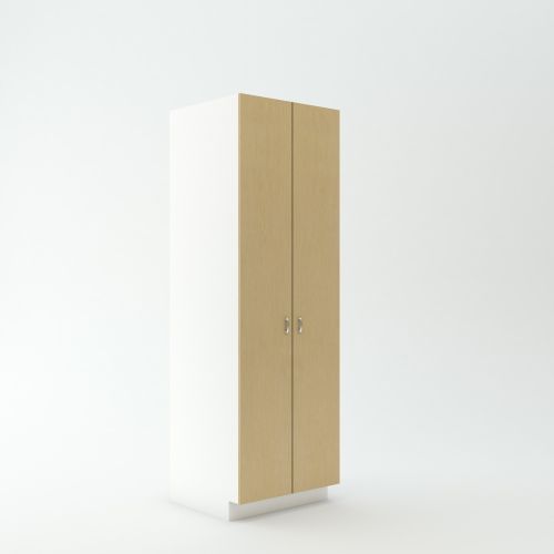 Tall Storage Cabinet 23 3/4" Deep 84" High 27" Wide For Two Full Height Doors