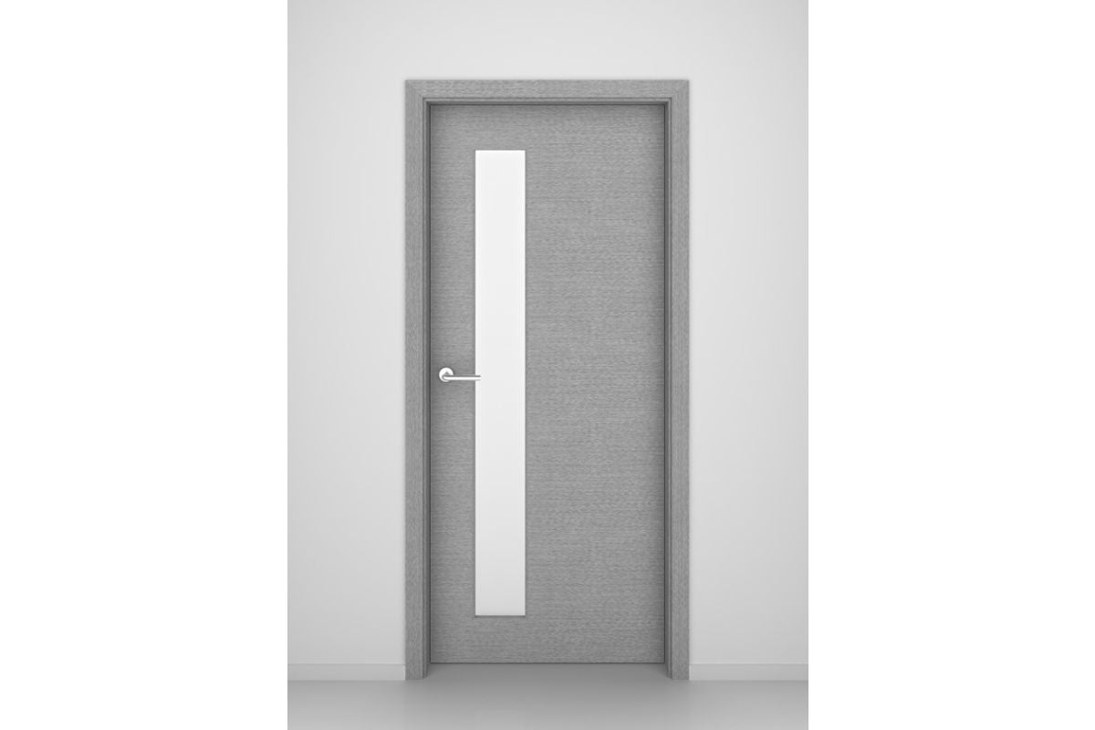 Grey Oak Carmel Glass Interior Door