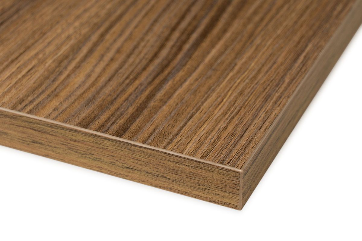 Caramel Franklin Walnut Textured Cabinet Doors | Small Bathroom