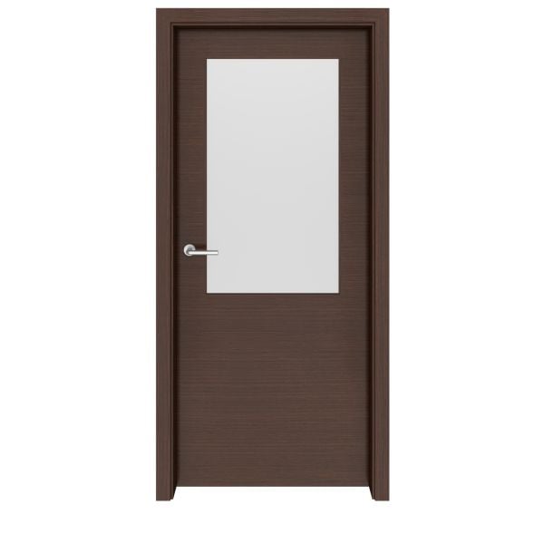 Dark Oak Charlotte Glass Interior Door