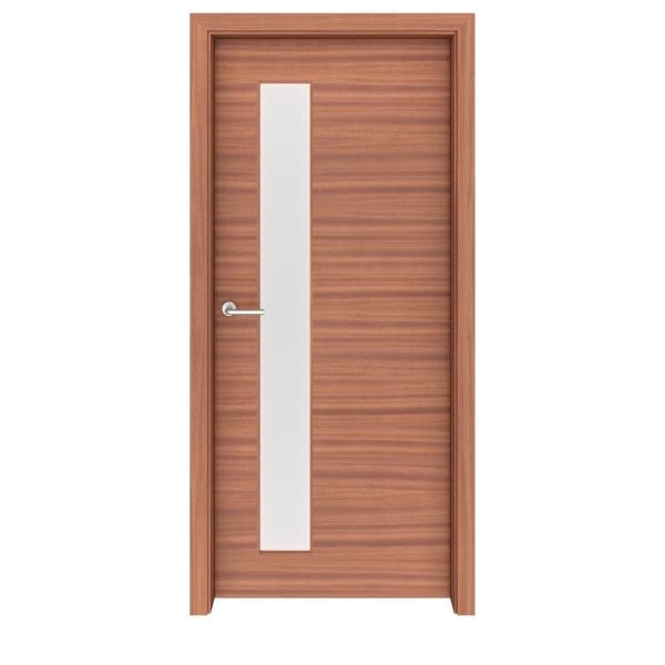 Sapele Mahogany Carmel Glass Interior Door