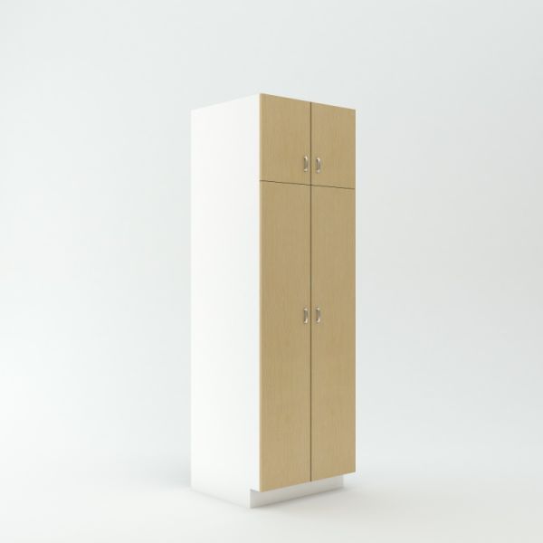 Tall Storage Cabinet 23 3/4" Deep 84" High 27" Wide For Four Doors