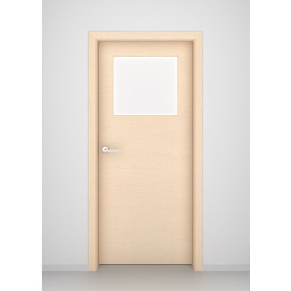 Bleached Oak Seattle Glass Interior Door