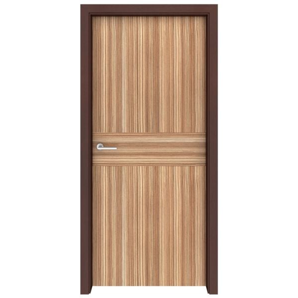 Zebrawood Iris Interior Door