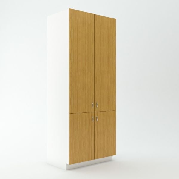 Tall Utility Cabinet 23 3/4 inch Deep 96 inch High 39 inch Wide For Four Doors