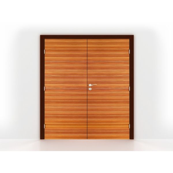 Zebrano Wenge Double Interior Door