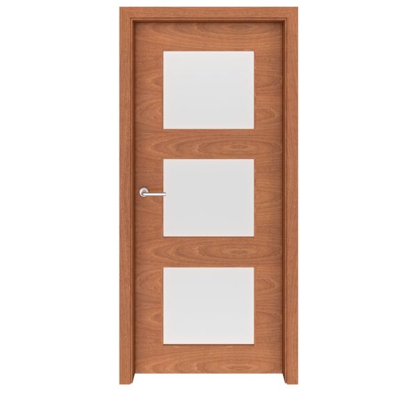 Mahogany Newport Glass Interior Door