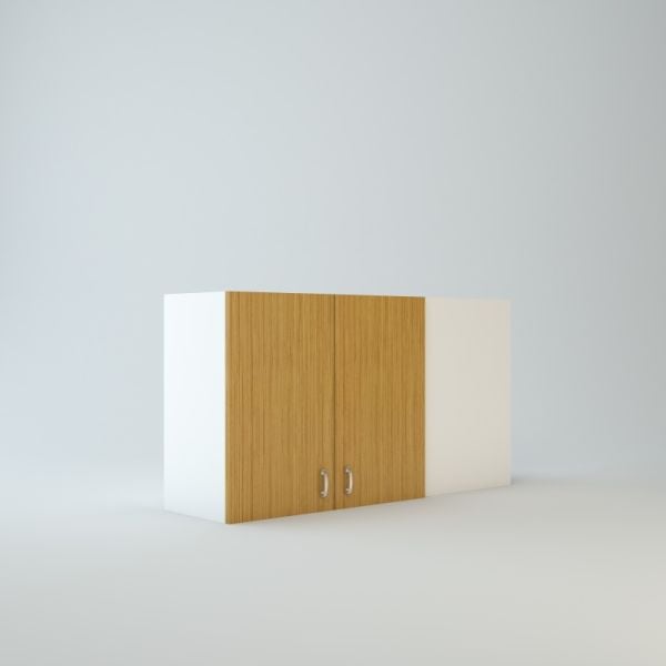Wall Blind Corner Cabinet 24 inch High 45 inch Wide For Two Doors