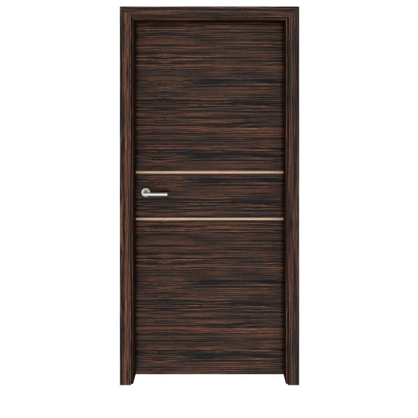 Ebony Macassar Flow Interior Door