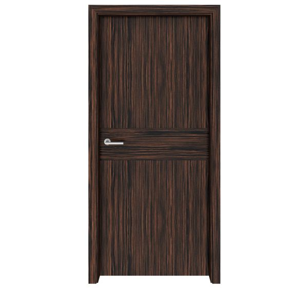 Ebony Macassar Iris Interior Door
