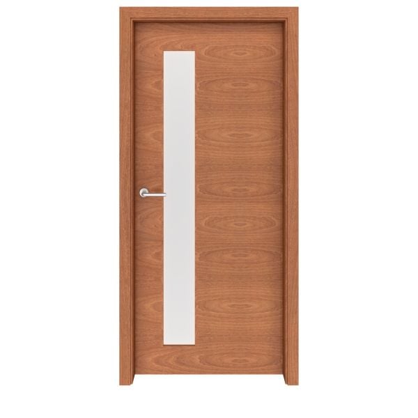 Mahogany Carmel Glass Interior Door