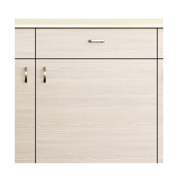 White Oak Textured Woodgrain Kitchen Cabinet Doors Wall Panels by 27estore
