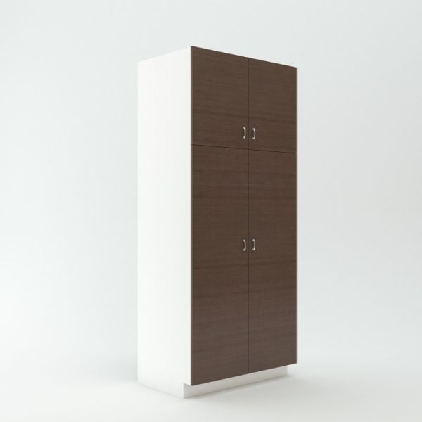 Tall Pantry Cabinet 23 3/4 inch Deep 90 inch High 39 inch Wide For Four Doors