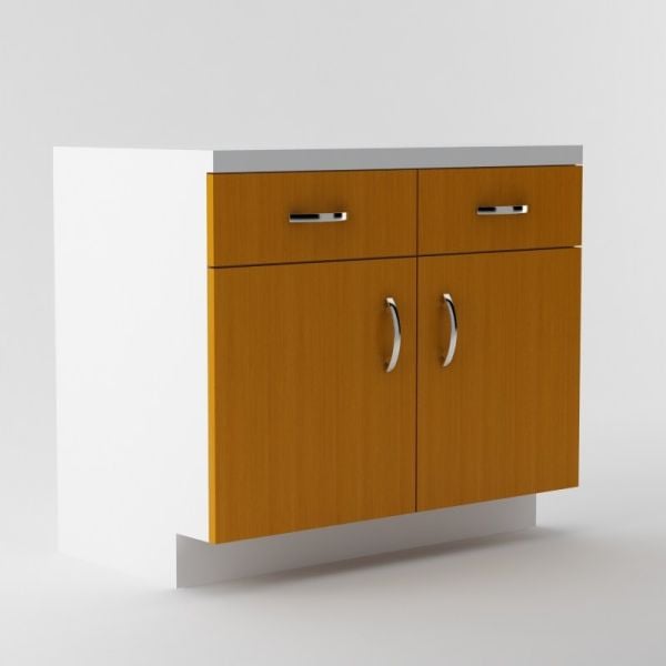 Vanity Pencil Drawer Cabinet 6 inch High 20 3/4 inch Deep 24 inch Wide For One Drawer